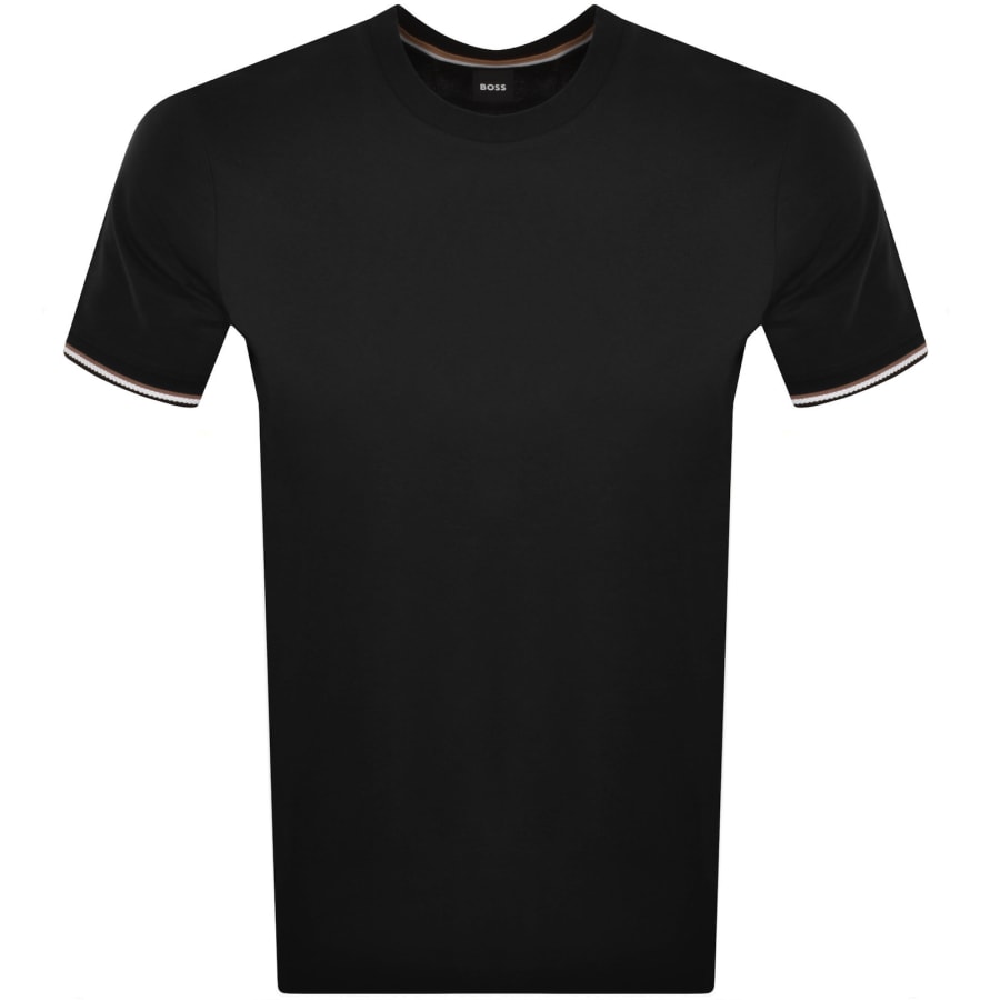 HUGO BOSS★半袖 C-Thompson BOSS ロゴ トップス Tシャツ★黒★ BOSS Thompson 04 Jersey T Shirt Black | Mainline Menswear